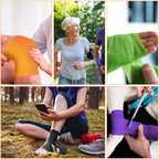 Treela 48 Pack Self Adhesive Wrap Bandage Bulk, Self Adherent Cohesive Bandage Elastic Athletic Tape Breathable Wound Tape for S