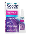 Bausch + Lomb Soothe Lubricant Eye Ointment Night Time - 0.13 oz, Pack of 6