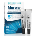 Muro 128 5% Sodium Chloride Hypertonicity Ophthalmic Ointment, from Bausch + Lomb Twin Pack Count (Pack of 1)