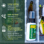 Natrapel Tick & Insect Repellent - Bug Spray with 20% Picaridin - Family Protection Against Mosquitoes, Ticks & More - Up to 12