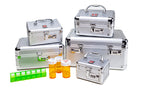 MEDICINE RX SAFE Medication Carrying Case - Large_Silver