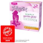 Playtex Simply Gentle Glide Tampons, Super Plus Absorbency, Fragrance-Free - 36ct