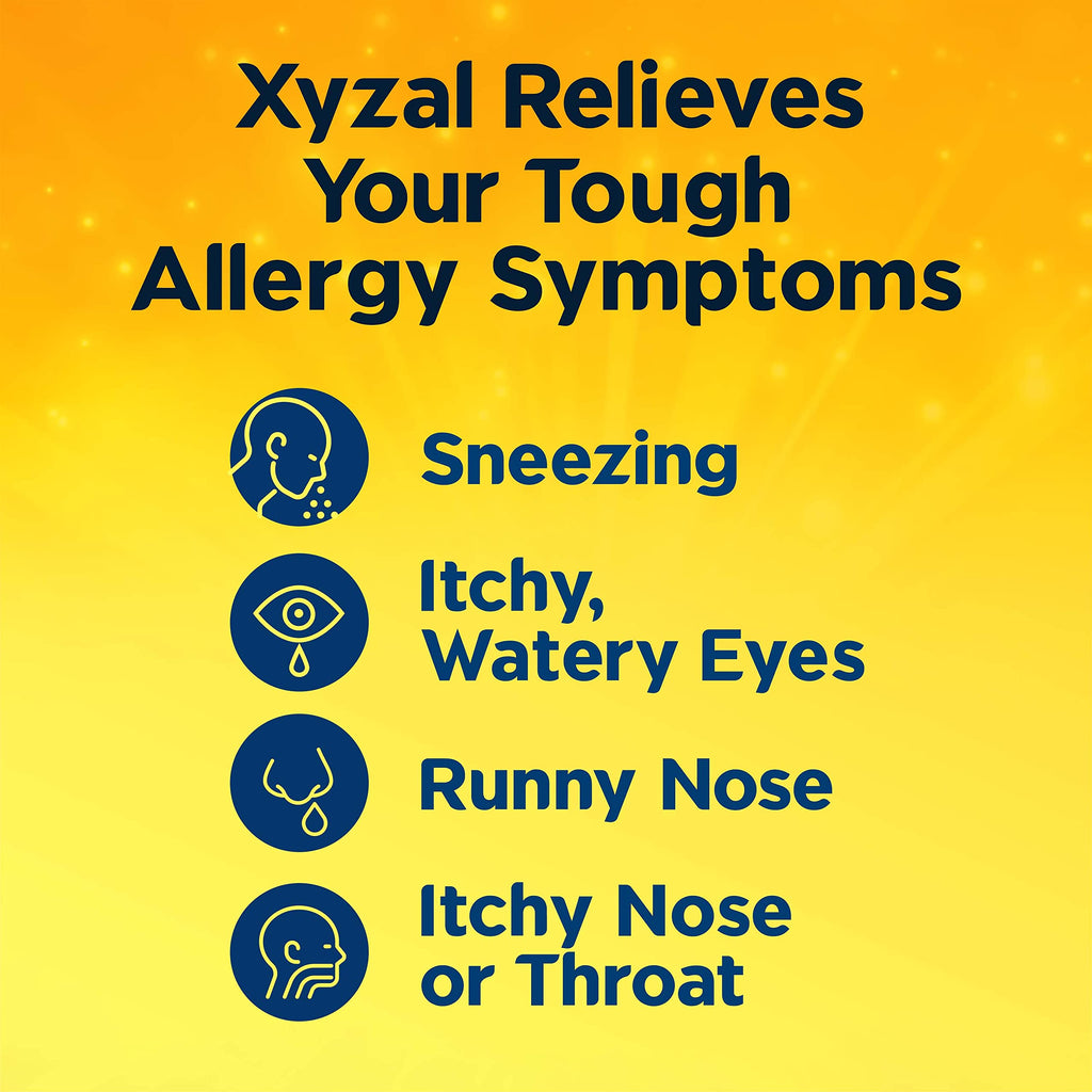 Xyzal Allergy Pills, 24-Hour Allergy Relief, 10-Count, Original Prescription Strength