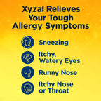 Xyzal Allergy Pills, 24-Hour Allergy Relief, 10-Count, Original Prescription Strength