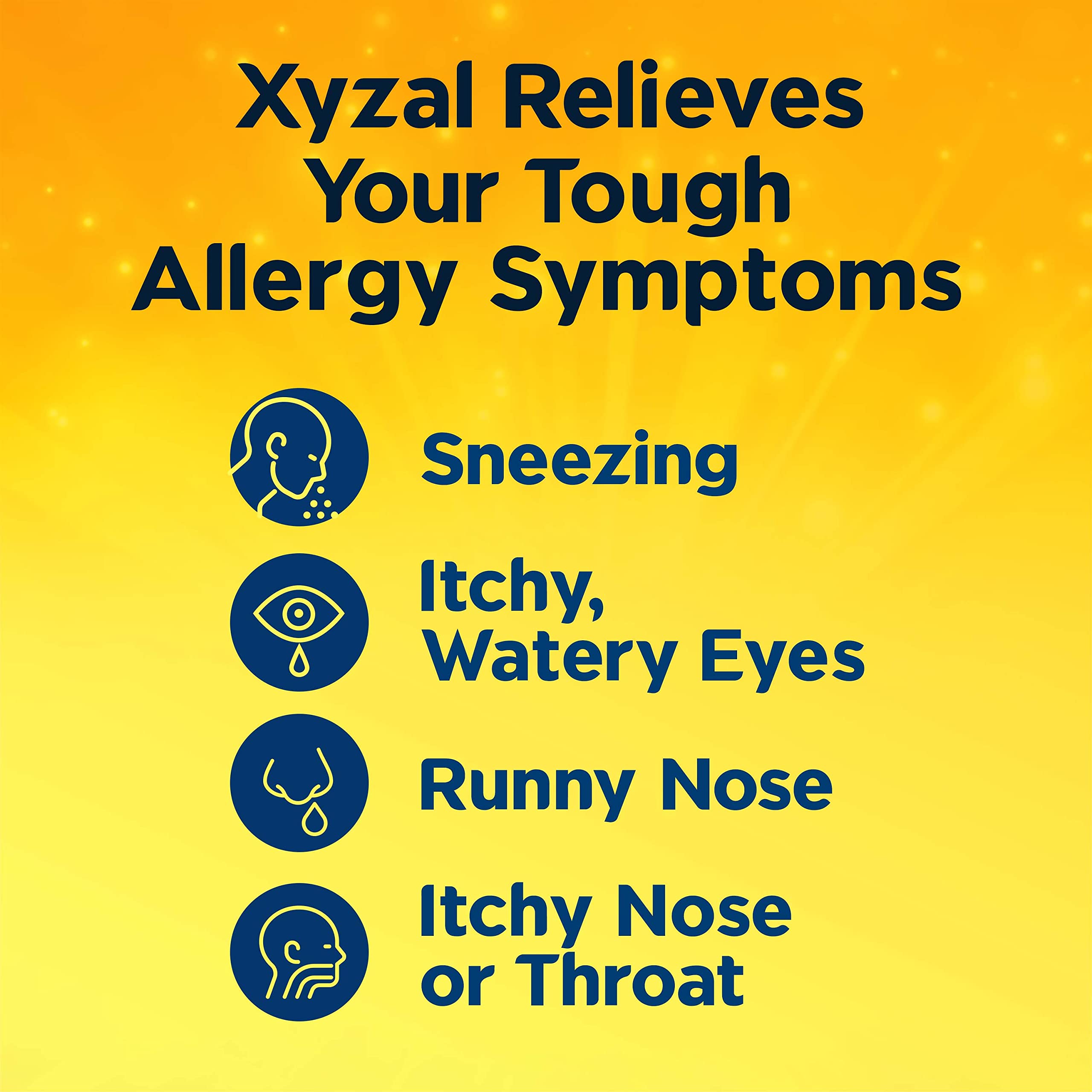 Xyzal Allergy Pills, 24-Hour Allergy Relief, 10-Count, Original Prescription Strength
