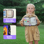 StBernard Small First Aid Kit for Kids and Adults, Medical Kit with Digital Thermometer for Home, Travel, Hiking, Backpack, 6.3x
