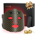 Red Light Therapy for Face, 7 Colors Red Light Therapy Mask with Near-Infrared 850nm, Timing Function, Rechargeable LED Face Mas