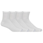 Dr. Scholl's Mens Diabetes & Circulator - 4 6 Pair Packs Non-binding Comfort And Moisture Management Casual Sock, White, 7-12 US
