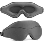 MOEASEii Sleep Mask - Total Blackout 3D Sleeping Mask, Super Lightweight & Silky Soft Eye Mask for Sleeping, Fully Adjustable Fi