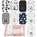 Weewooday 9 Pcs Ostomy Bag Covers Waterproof Ostomy Shower Cover Lightweight Colostomy Bags Reusable Washable Wrap with Adjustab