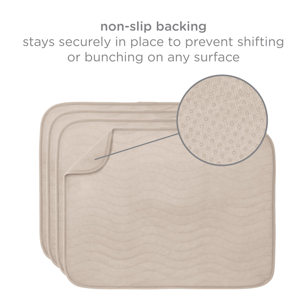 Ubbi Washable Underpads, Waterproof Reusable Heavy Absorbency Incontinence Pads for Kids, Adults, Elderly and Pets, Bedwetting P