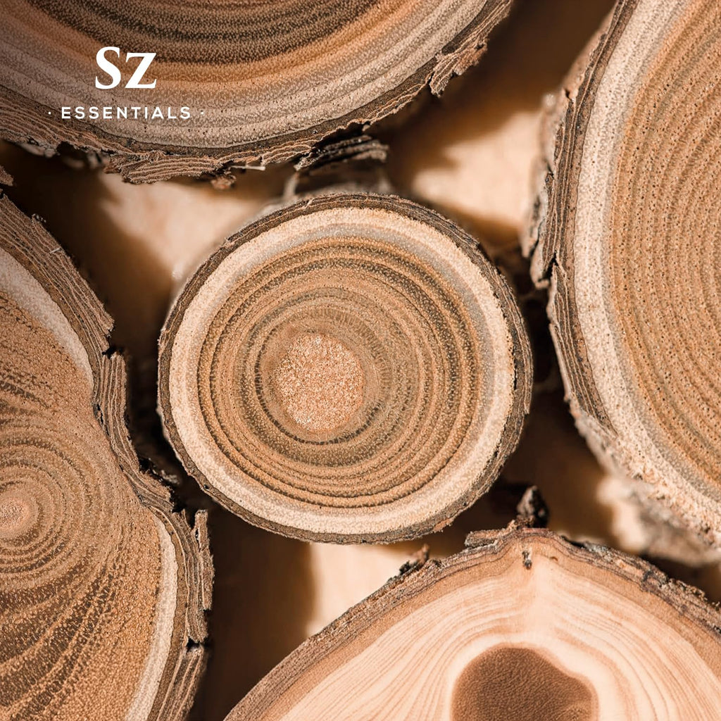 Sz Essentials - Sandalwood Essential Oil, 100% Pure, Natural Oil - (Santalum Album) Indian Sandalwood - Deep, Woody, Balsamic Sc