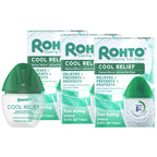 Rohto Cool Relief, Redness Reliever Lubricant Eye Drops, Relieves Redness, Prevents and Protects Further Irritation, Cools and S