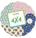 Freesytyle Libre 3 & Plus Sensor Covers Dogs Cats, Kovoq 16 Pack Freestyle Libre 3 Sensor Patches with Protecive Hard Shell Cap,