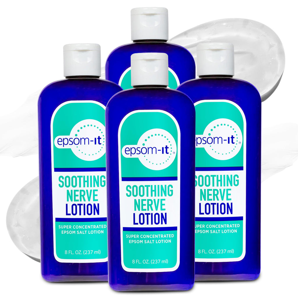 Epsom-It Soothing Nerve Lotion - Epsom Salt Magnesium Lotion, Topical Magnesium Cream with Capsaicin & Arnica to Provide Comfort