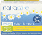 Natracare Tampon Regular Non Applicator, 10 ct