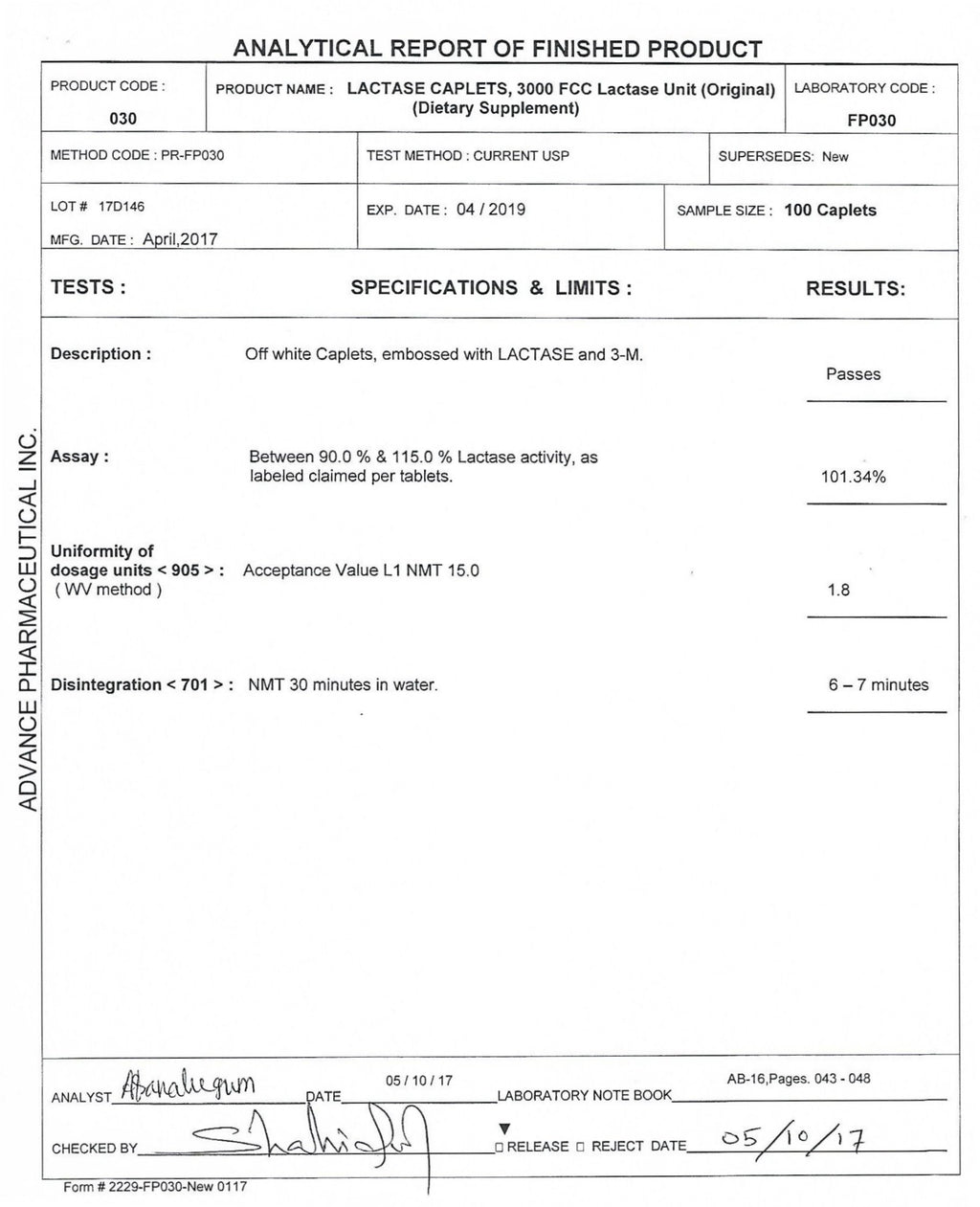 Lactase Enzyme 360 Caplets Generic Lactaid Original Strength