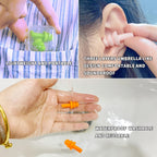 8 Pairs Earplugs for Sleeping Noise Cancelling, Reusable Ear Plugs Soft, Silicone Ear Plug, for Sleeping, Swimming, Snoring, Con