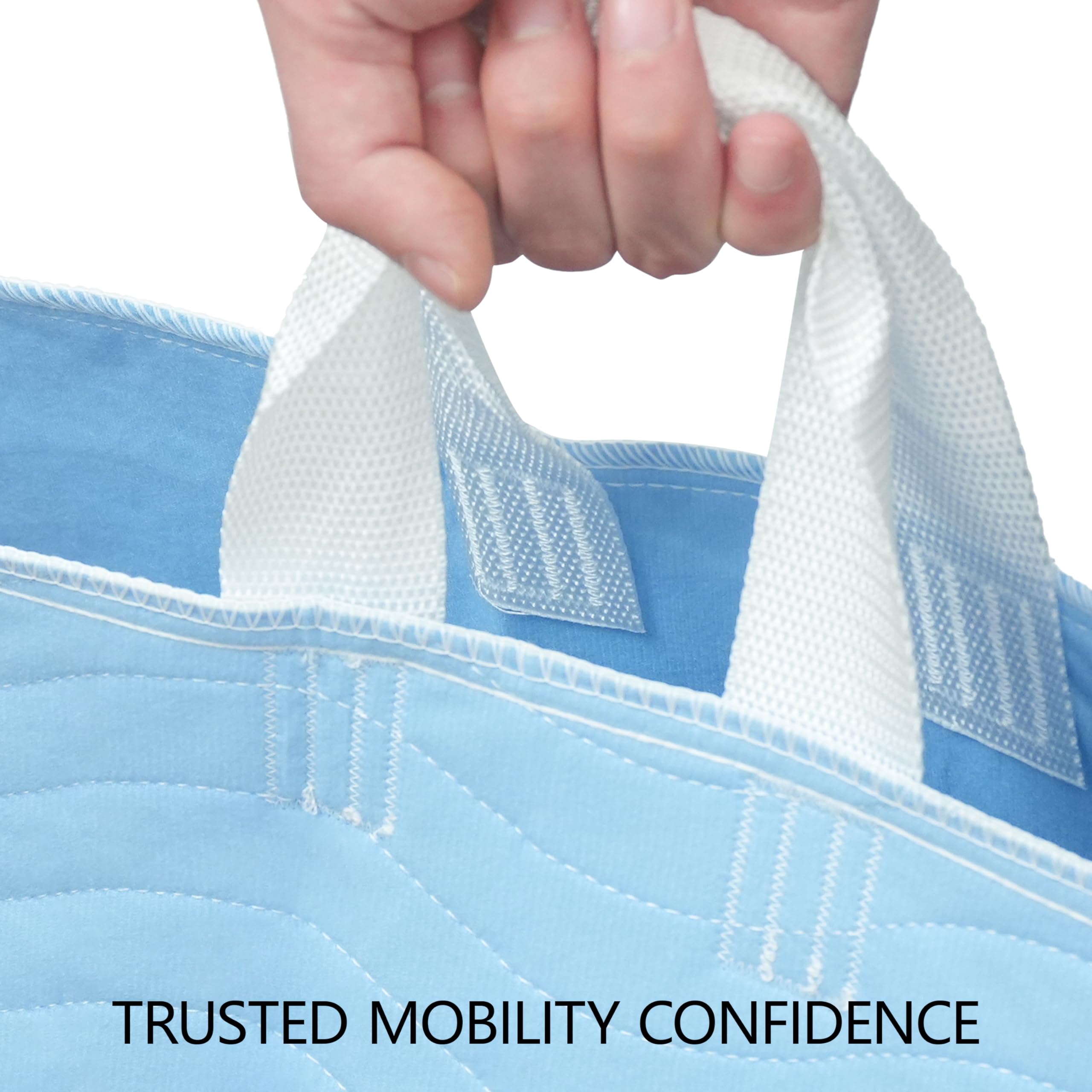 DAHAPYBOO Improvia Positioning Bed Pad 34x52 with 8 Reinforced Handles,Washable Underpads 4 Pack Incontinence,Heavy Absorbency R