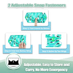 wegreeco Reusable Menstrual Pads - Reusable Sanitary Pads | Gentle Reusable Panty Liners | Soft Cloth Menstrual Pads - 6 Pack wi