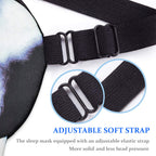 Tphon Sleep Mask for Adult Kids Boys Girls Funny Blindfolds Soft Cute Animal Sleeping Masks with Adjustable Strap for Travel Nap