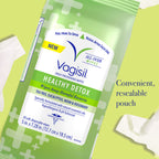 Vagisil Wipes for All Over Cleaning, Health Detox, Formulated with Essential Oils, 20 Wipes in a Re-Sealable Pouch (Pack of 3)