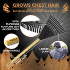 Beast Rake Back Scratcher | Lightweight, Oversized Rake Scratcher | 15 Prongs, Wider Scratching Claw | Anti-Slip Handle | Ergono