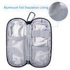 Yarwo Insulin Cooler Travel Case, Diabetic Medication Organizer with 2 TSA Approved Ice Packs for Insulin Pens and Other Diabeti