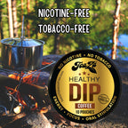 TeaZA Herbal Dip Coffee Pouches -Nicotine Free, Tobacco Free - Made with Green Tea Caffeine Energy Pouches (12 Pack)