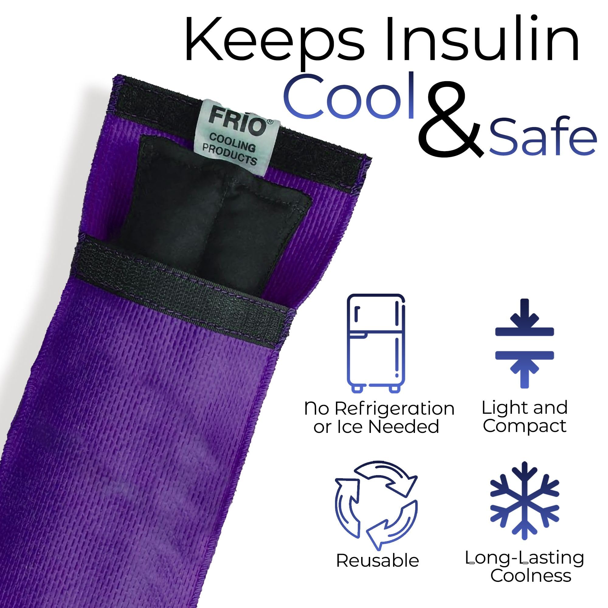 FRIO INDIVIDUAL Insulin Pen Cooling Case - Individual Medication Cooler - Single Wallet