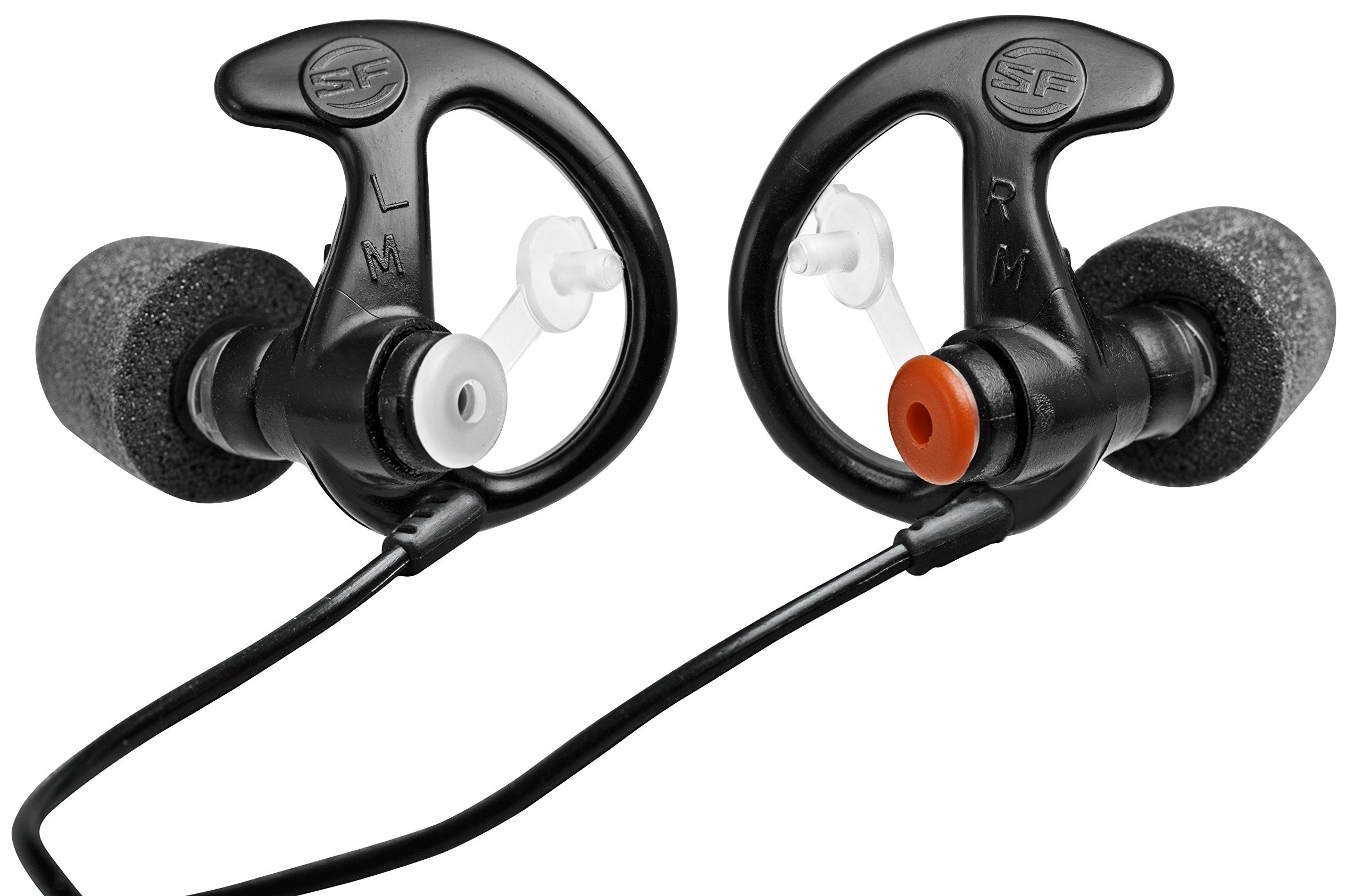 SureFire EP7 Sonic Defenders Ultra filtered Earplugs w/ Comply Canal Tips, reusable, Black, Small