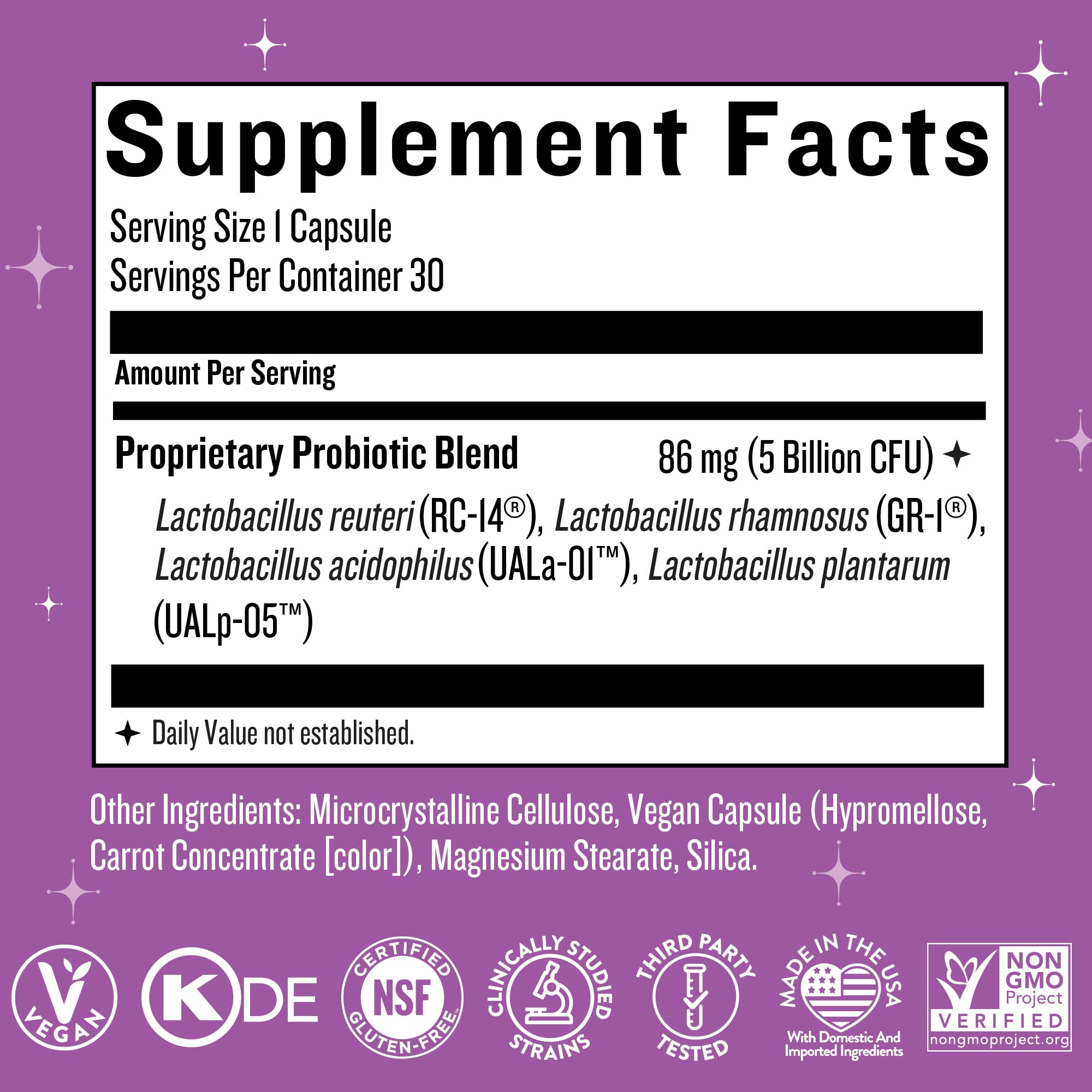 Legendairy Milk Smitten Kitten - Vaginal Probiotics for Women - Clinically-Studied Probiotics Lactobacillus Reuteri for Womens