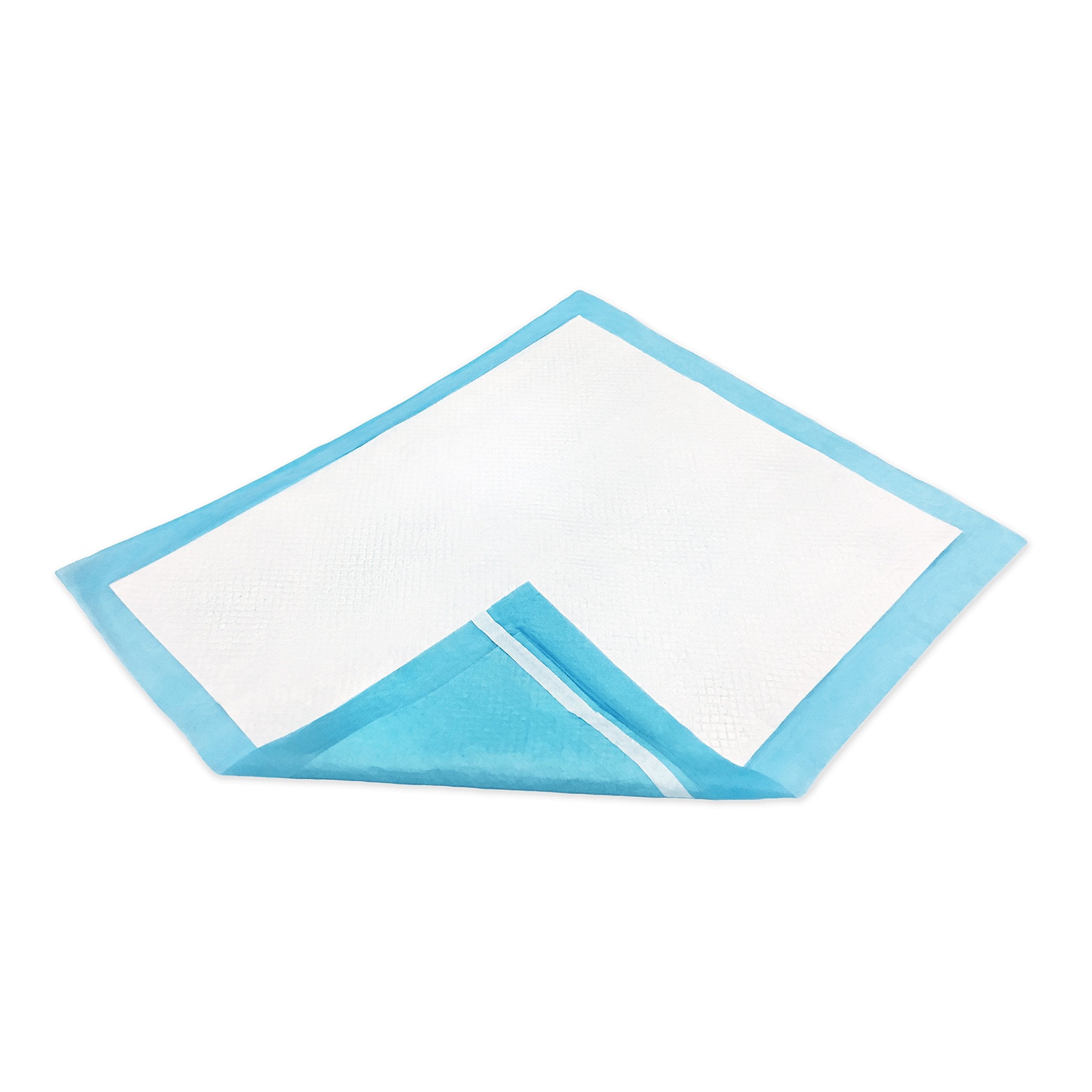 Abena Essentials Disposable Underpads w/ Adhesive Strips, 30 x 36, 10 Count (Pack of 1), Blue