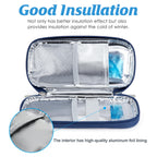 YOUSHARES Insulin Cooler Travel Case TSA Approved Medication Diabetic Supplies Cooler for Travel Refrigerated Medicine Organizer