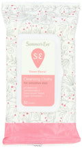 Summer's Eve Cleansing Cloths for Sensitive Skin - PH-Balanced - Help Wipe Away Odor-Causing Bacteria - Doctor Tested - Sheer Fl