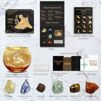 Aovila Virgo Birthday Gifts for Women - Virgo Candle Holder Crystals Birthstones Gifts Box Set - Zodiac Gifts Astrology Horoscop