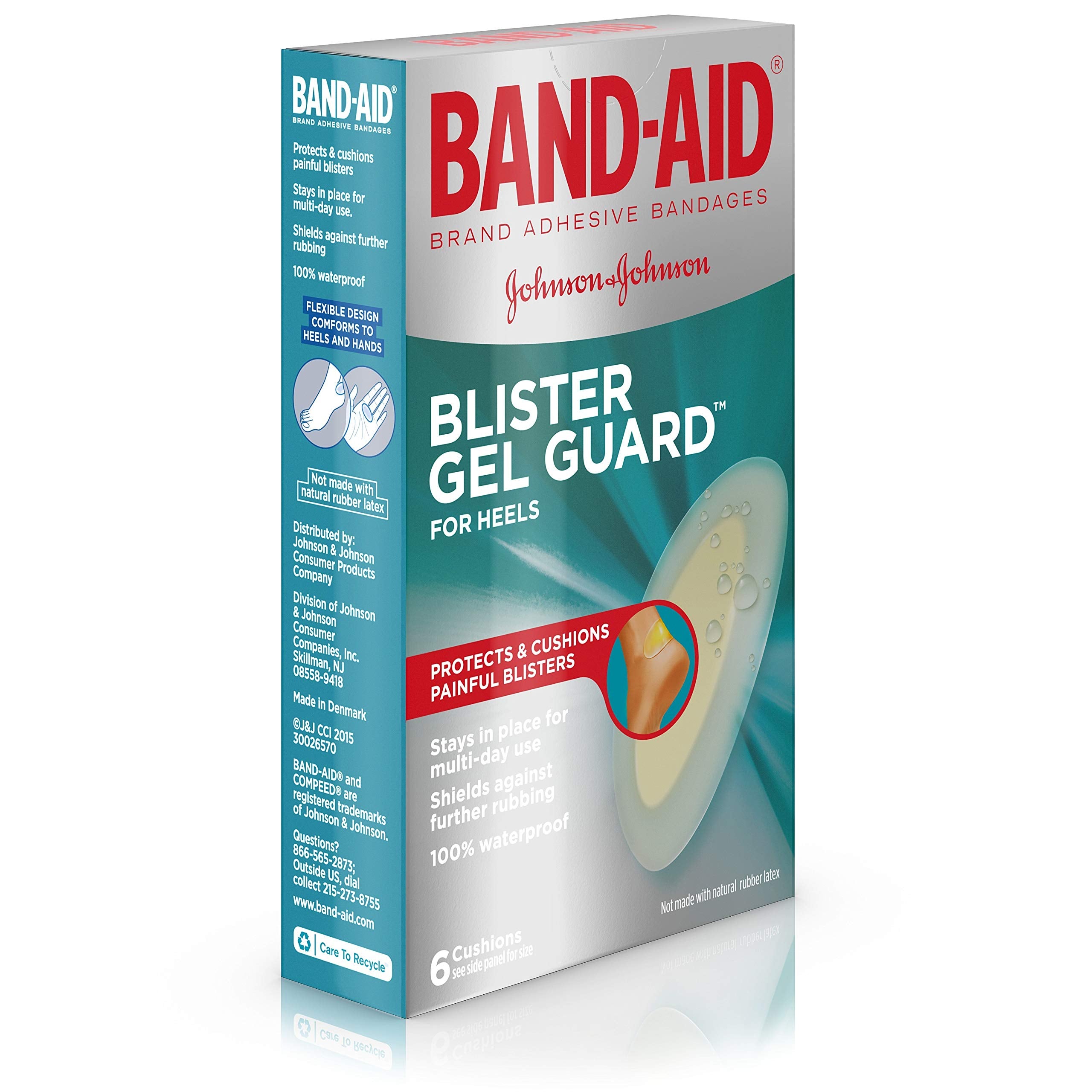 Band-Aid Brand Adhesive Bandages, Advanced Healing Blister Cushions, 6 Count