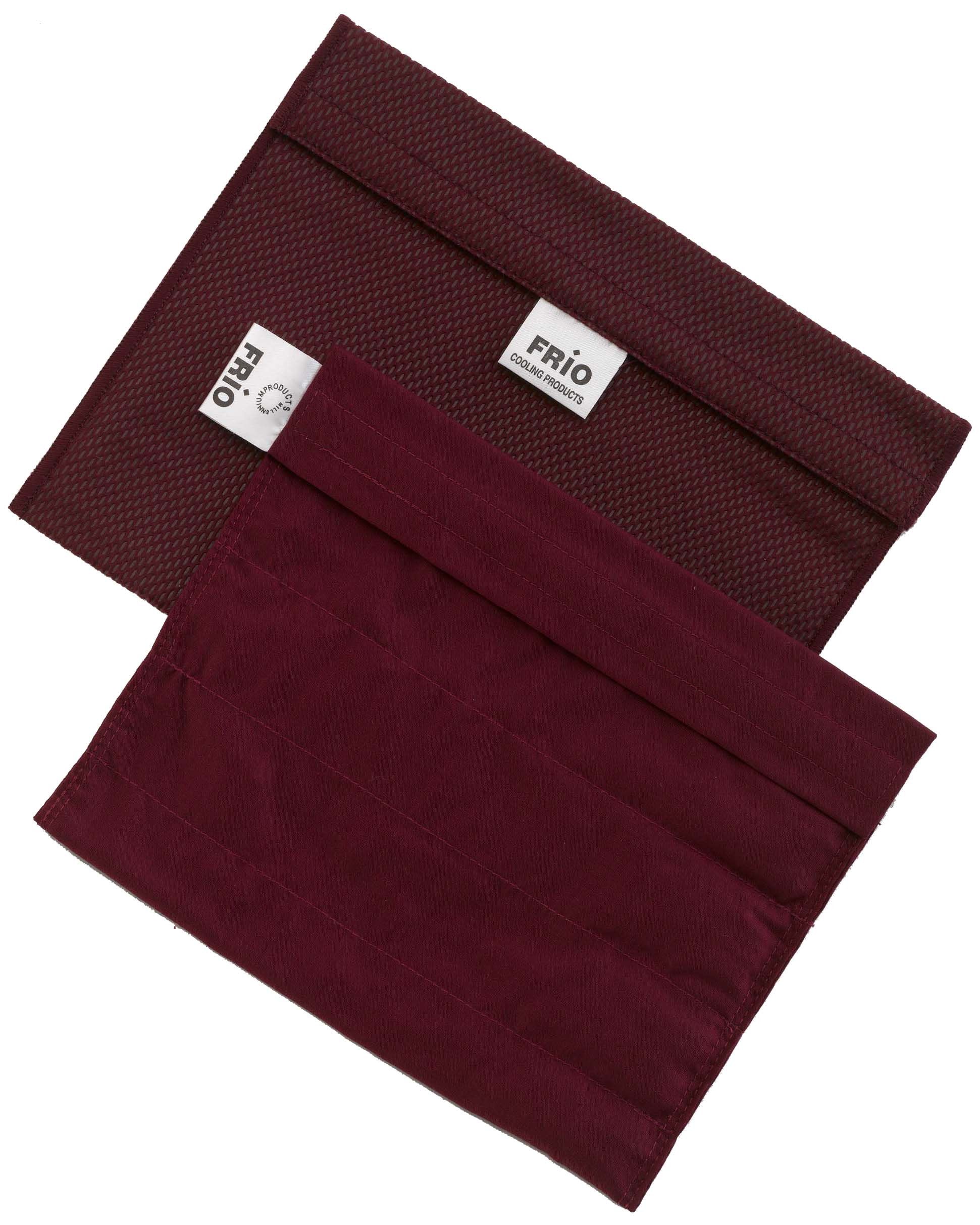 FRIO EXPEDITION Diabetic Insulin Cool Bag 15 x 21 cm Wine Red | Holds up to 9 Insulin Pens | Cools with Cold Water I No Ice Pack