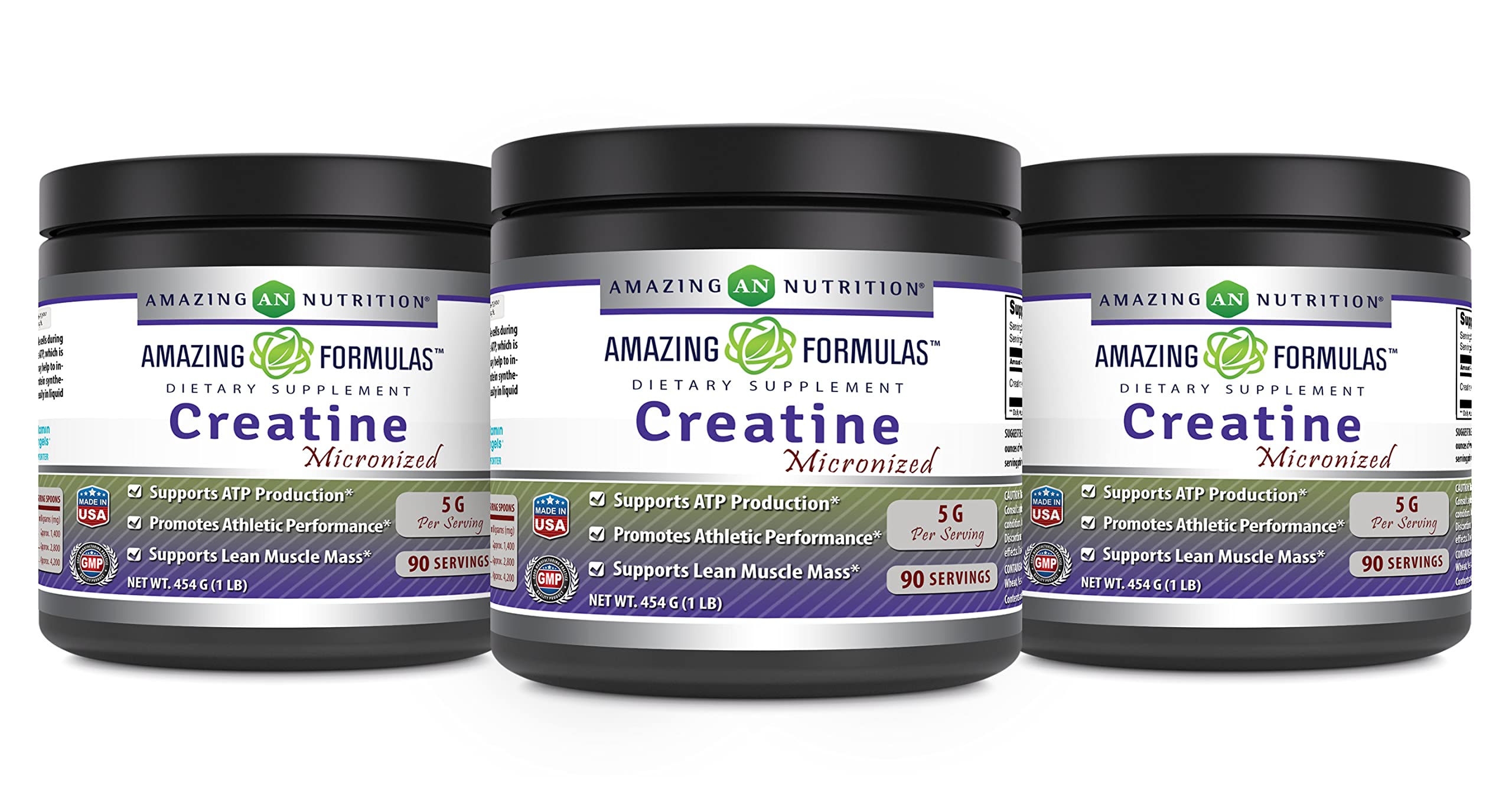 Amazing Formulas Micronized Creatine Monohydrate - 5000 mg Micronized Creatine Per Serving - Ideal Pre & Post Workout Supplement