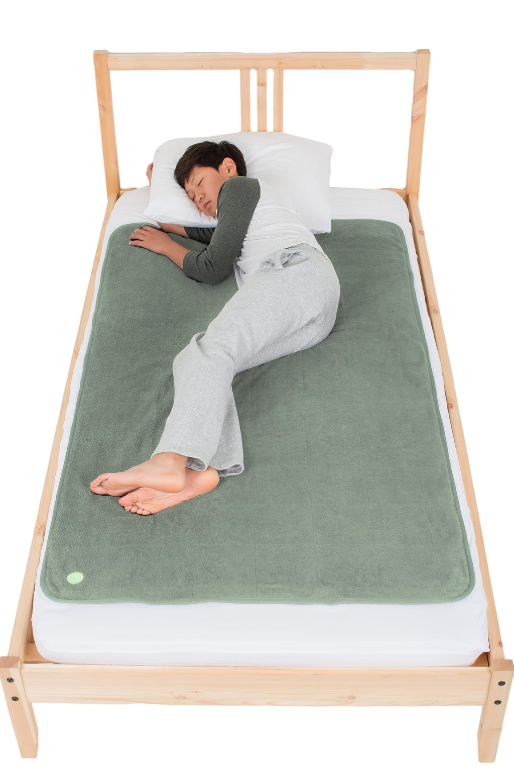 PeapodMats Bedwetting & Incontinence Waterproof Bed Mat - Reusable Underpad. Secure Placement & Breathable. Washable. Enviro Fri