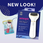 Amop   Pedi Perfect Electric Callus Remover Foot File w/ Diamond Crystals, Pedicure Tool for Feet, Removes Hard & Dead Skin, Fee