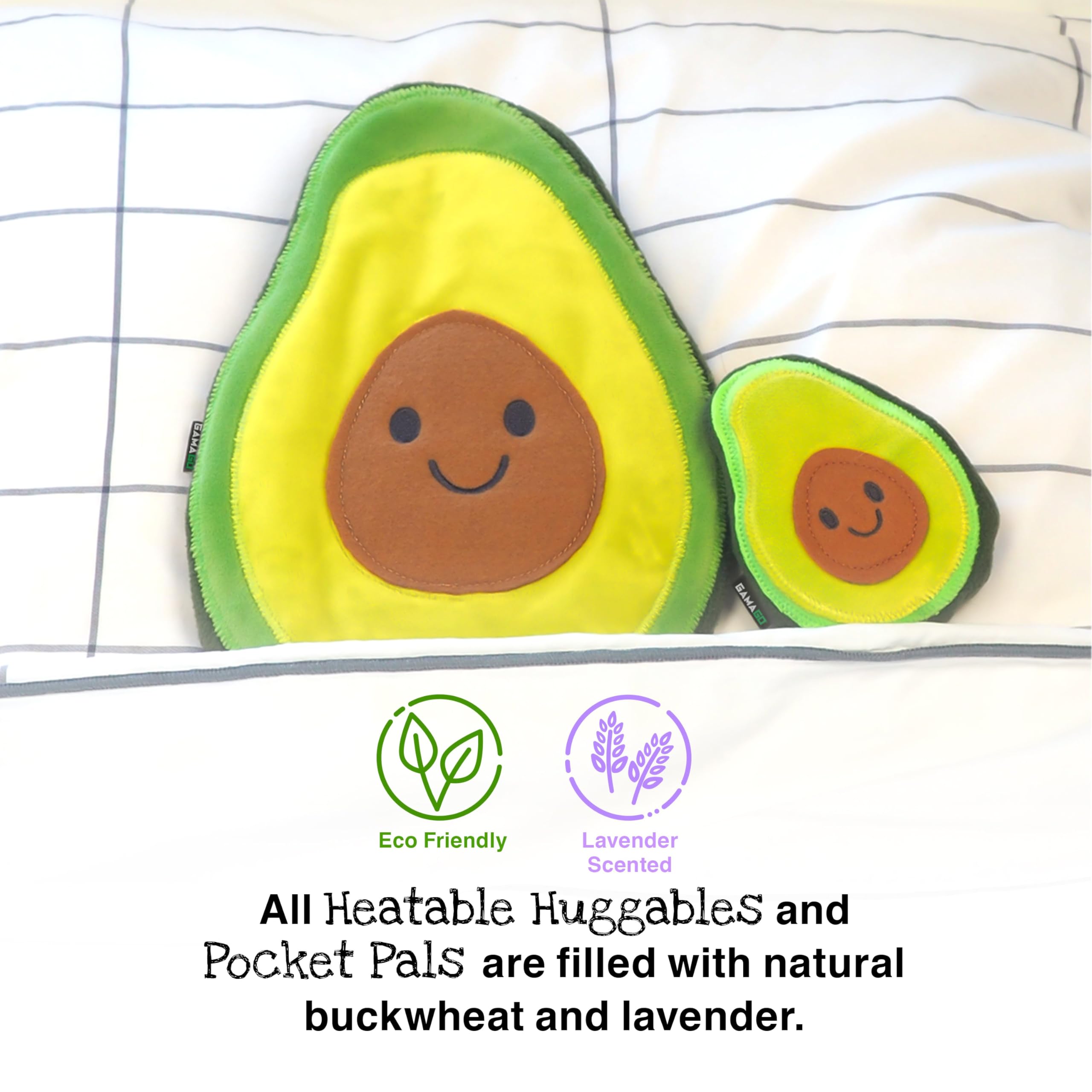 GAMAGO Xmas Tree Heating Pad & Pillow Huggable - Microwavable Heat Pad for Cramps, Aches & Anxiety Relief - This Adorably Cute H