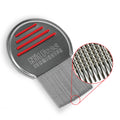 Nit Free Terminator Lice Comb - Professional Stainless Steel Comb for Effective Head Lice Treatment (Colors May Vary) (Pack of 6