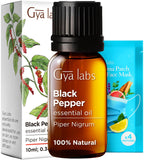 Gya Labs Black Pepper Essential Oil for Comfort & Candle Making Scent - Black Pepper Oil Essential Oils for a Soothing Aromatic 