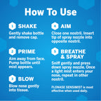 Flonase Sensimist Allergy Relief Nasal Spray for Non-Drowsy, 24-Hour Multi-Symptom Allergy Relief - 60 Sprays