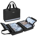 Trunab Small First Aid Kit Bag Empty Portable Emergency Kits Trauma Bag, Ideal for Car, Home, Camping and Hiking, Black, Bag Onl