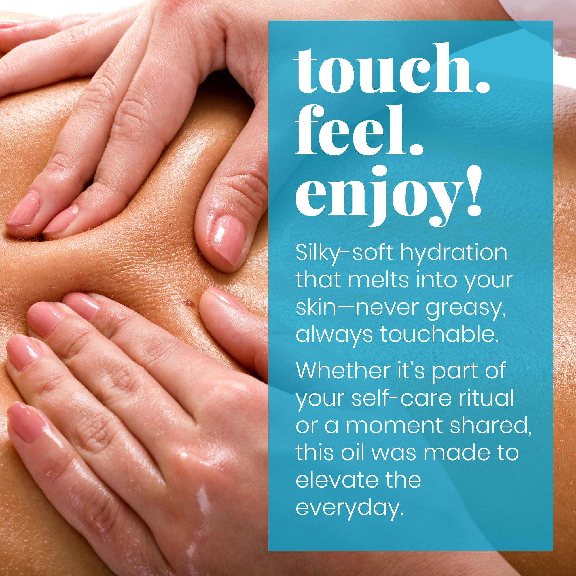 Skinsations - Unscented Massage Oil for Massage Therapy - 8oz | Fragrance-Free Body Oil for Sensitive Skin & Aromatherapy | Swee