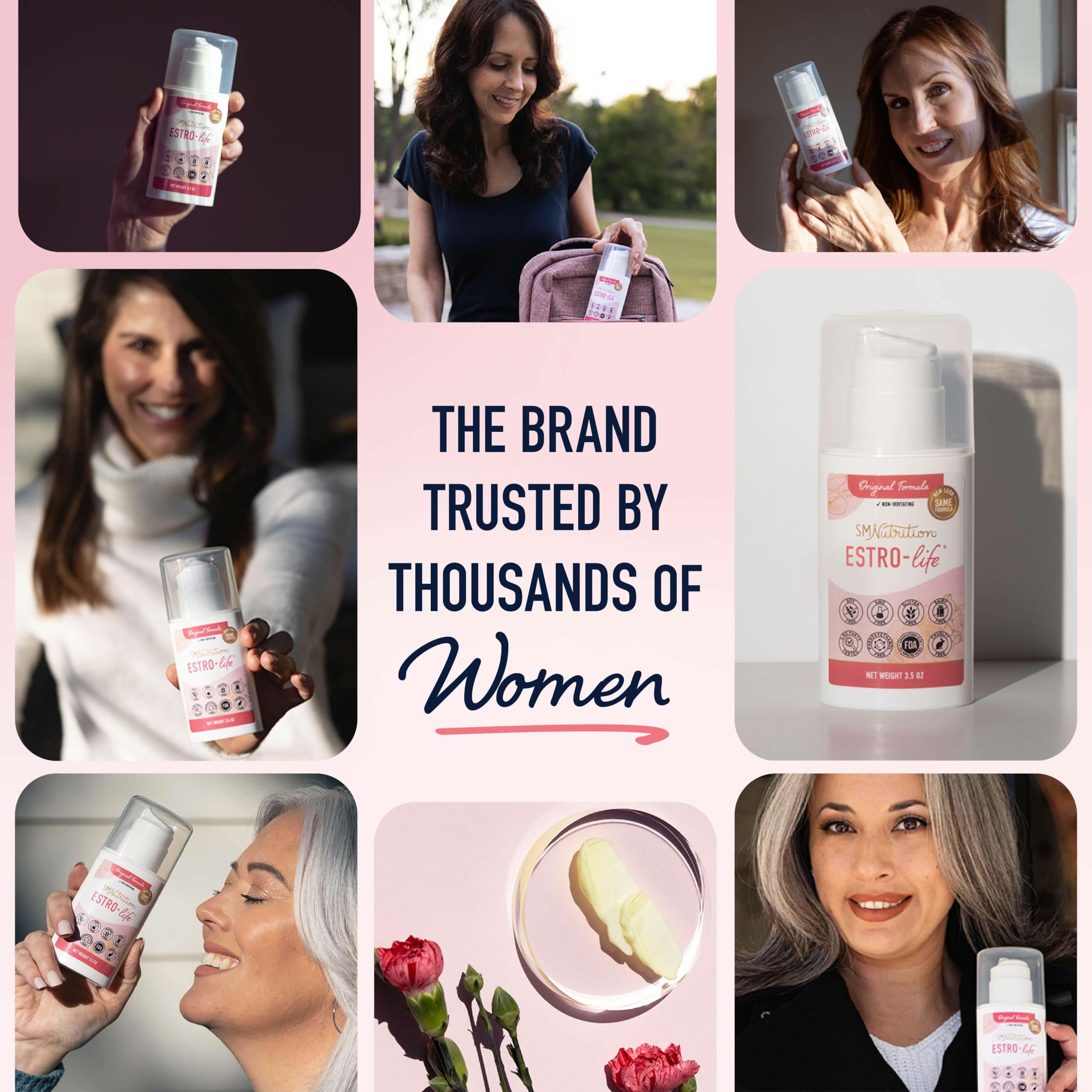 Estrogen Estriol Cream | USP Micronized Estriol 175mg | Bioidentical Menopause & Menstrual Support | Soy, Gluten, Dairy, Cruelty