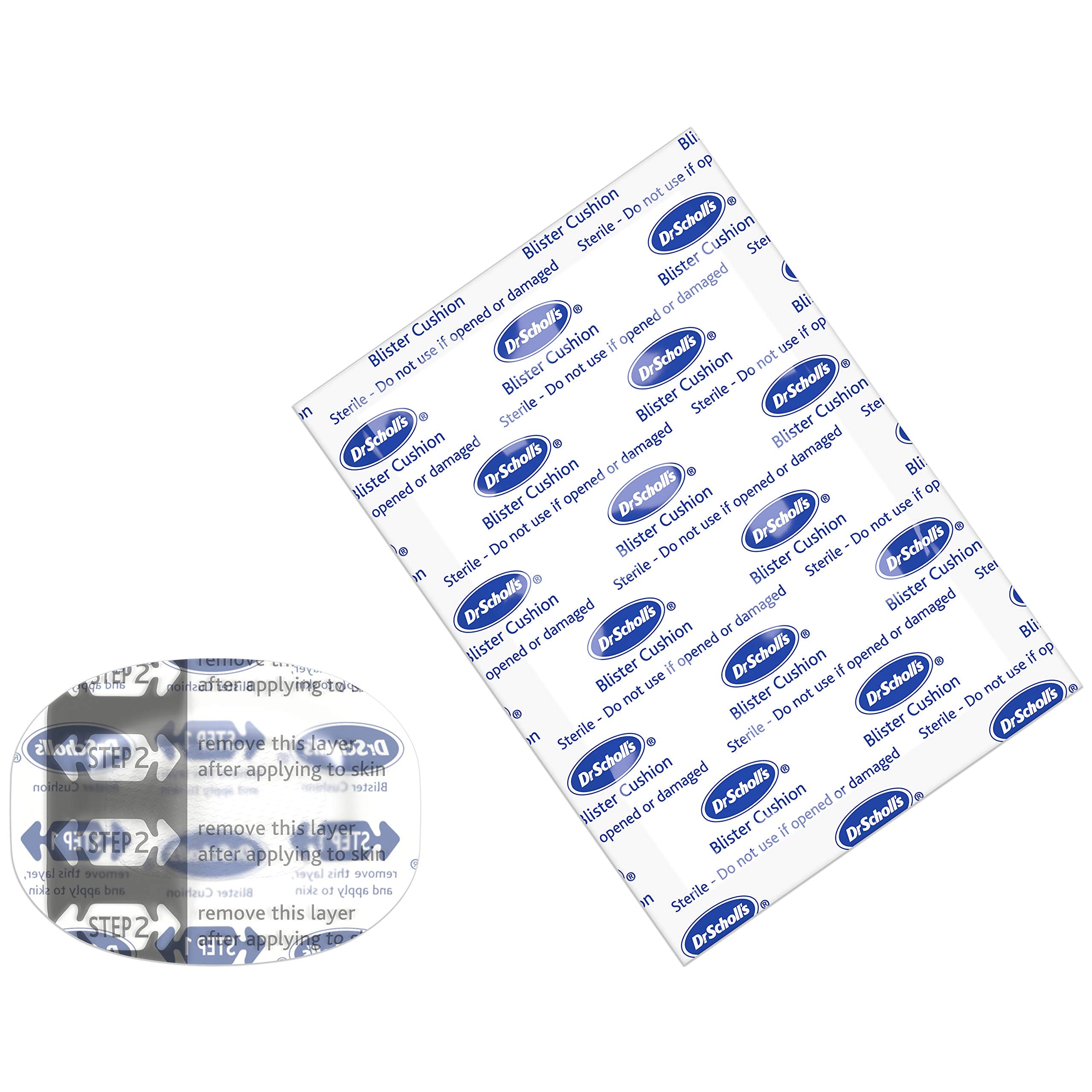 Dr. Scholl's Blister Cushion with Duragel Technology, 6ct // Heal and Prevent Blisters with Cushioning That is Sweat-Resistant,