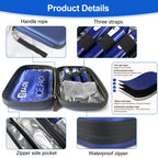 HIMDUZE Insulin Cooler Travel Case TSA Approved Small Refrigerated Medicine Cooler for Travel Diabetic Travel Case Bag w/1 Reusa